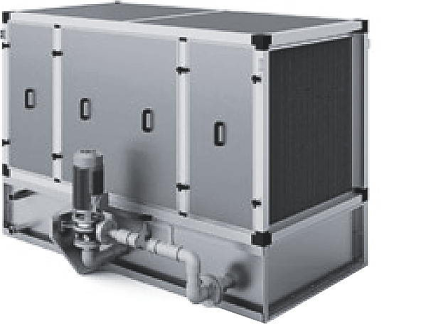 Секция форсуночного орошения