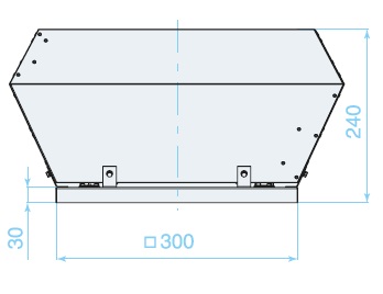 Крышные вентиляторы SVKR-300/400/560