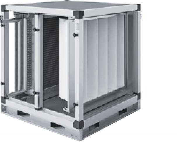 Секция N2/N5 фильтрование EU4/EU5 + водяной нагрев