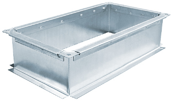 Врезка в прямоугольный канал